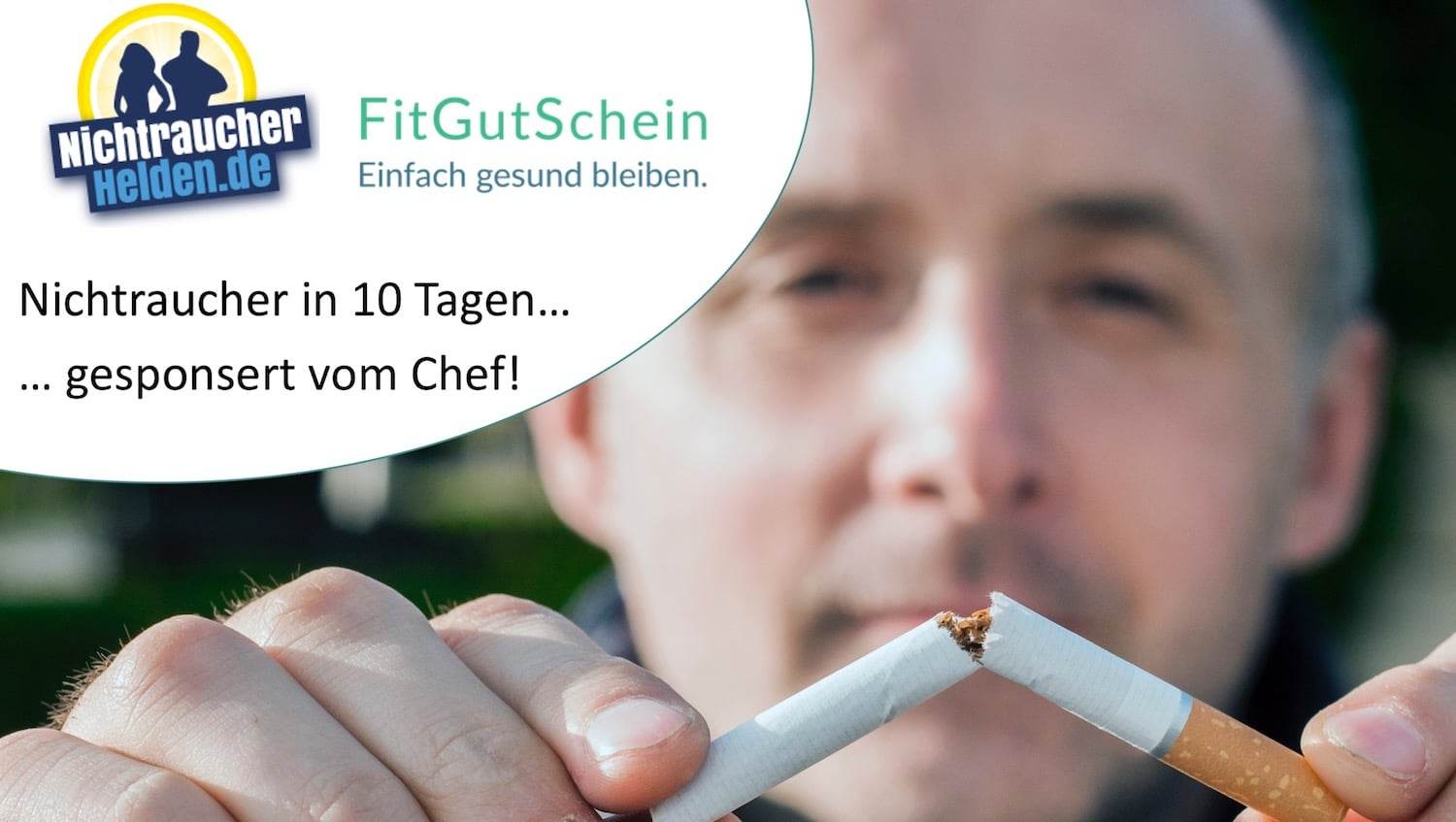 Rauchfrei in 10 Tagen: Nichtraucherheld mit FitGutSchein werden